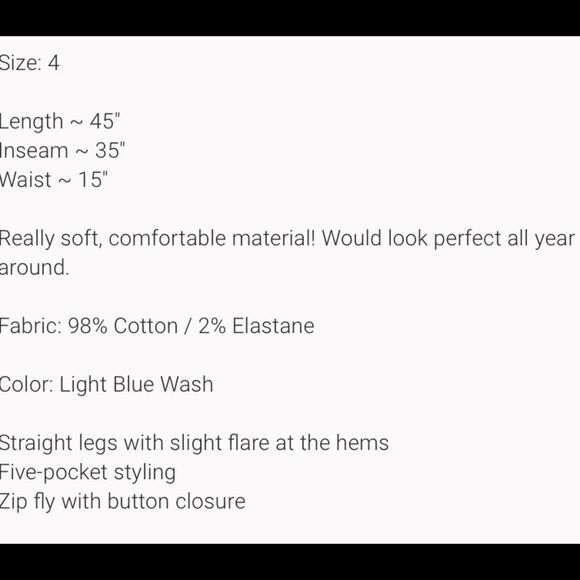 Massimo Dutti light washed wide leg jeans C24 - Picture 8 of 8